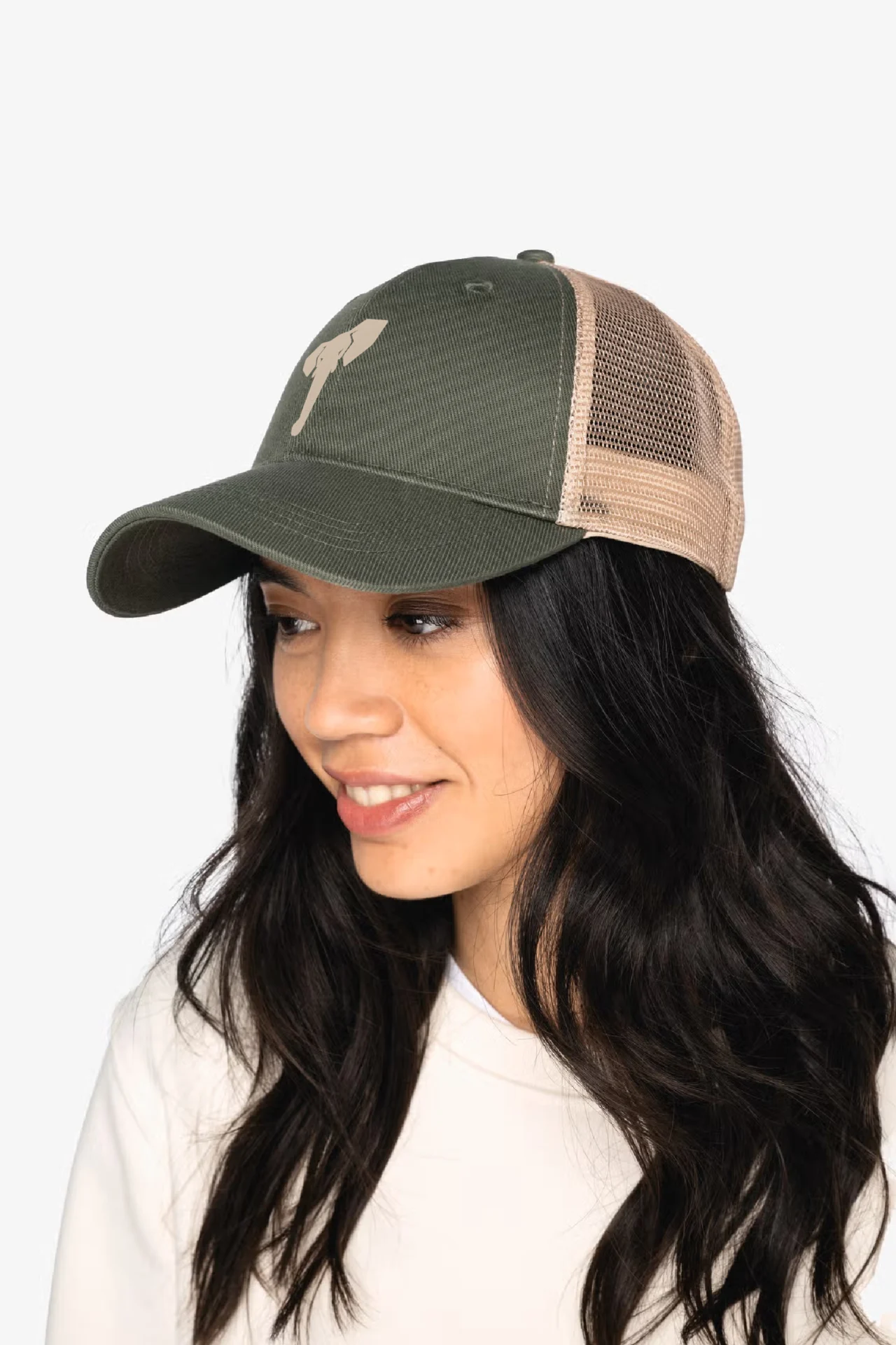 Alternative view of Boné trucker eco-responsável 6 painéis unissexo