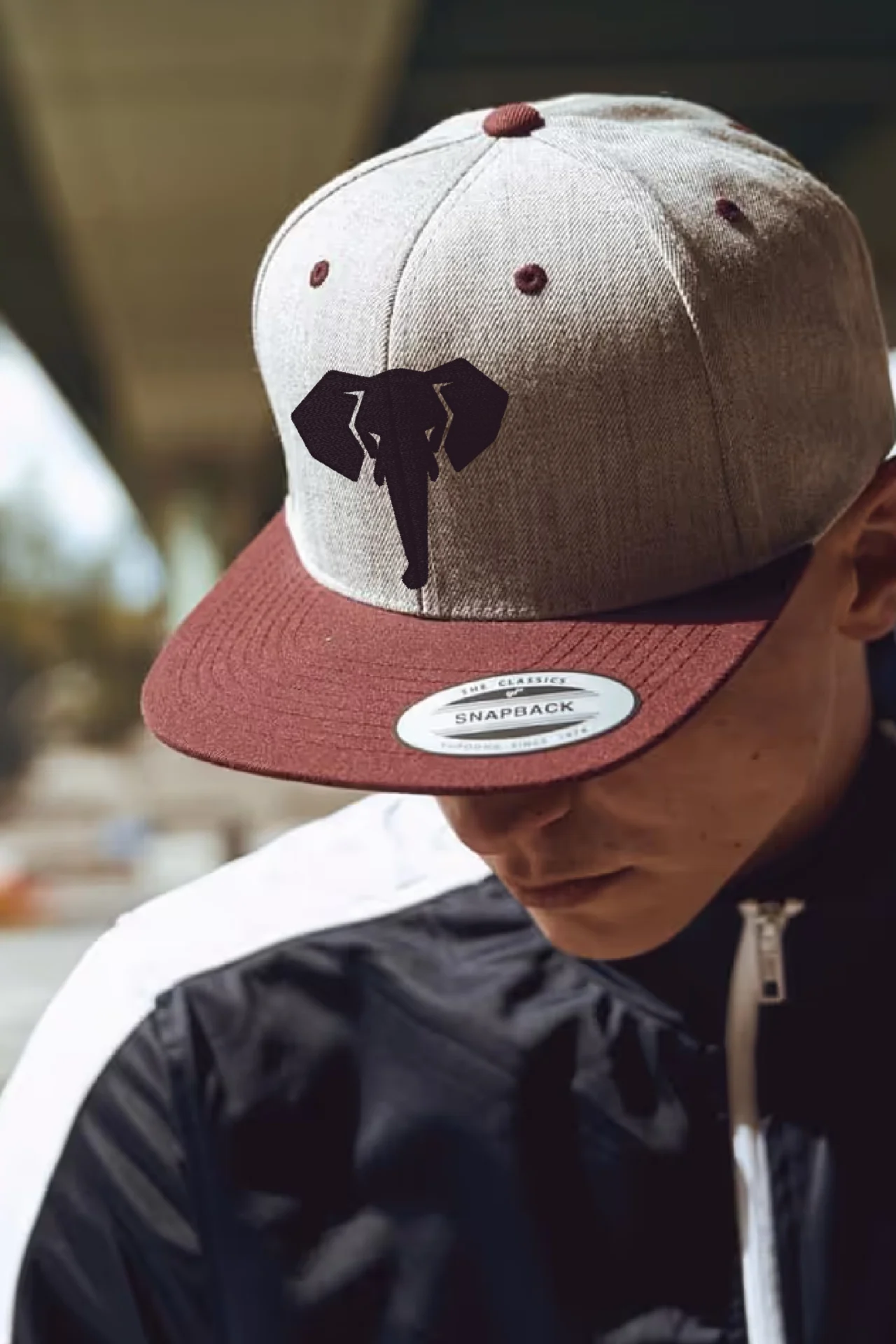 Boné Classic snapback bicolor